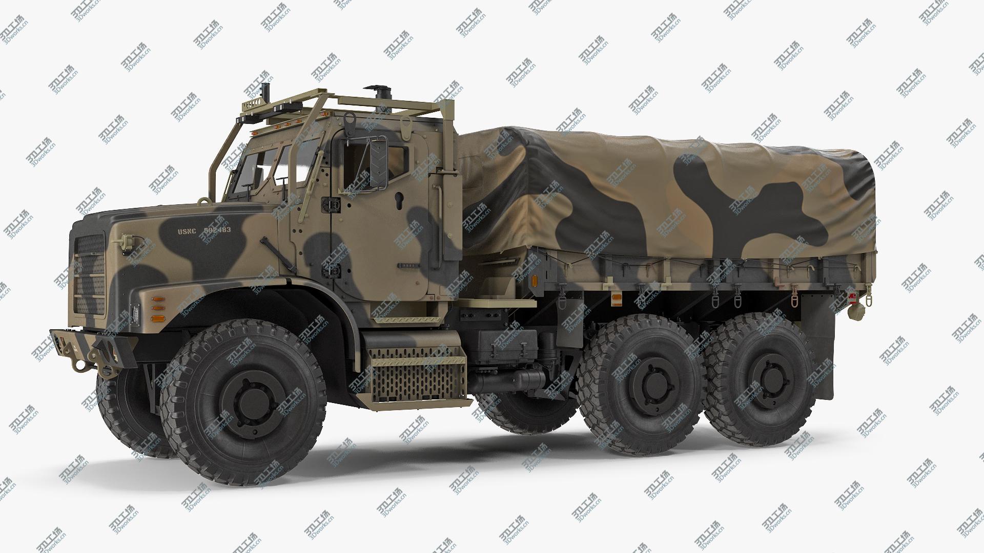 images/goods_img/20210319/Medium Tactical Vehicle with Tent Sand Camo 3D model/2.jpg
